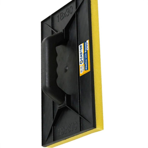 Desempenadeira Pvc Castor Com Espuma 18 X 30Cm - 122