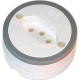 Tomada Externa Blister Luster 2 Polos+Terra 10A. Grande Branca Tomada Externa Blister Luster 2 Polos+Terra 10A. Grande Branca