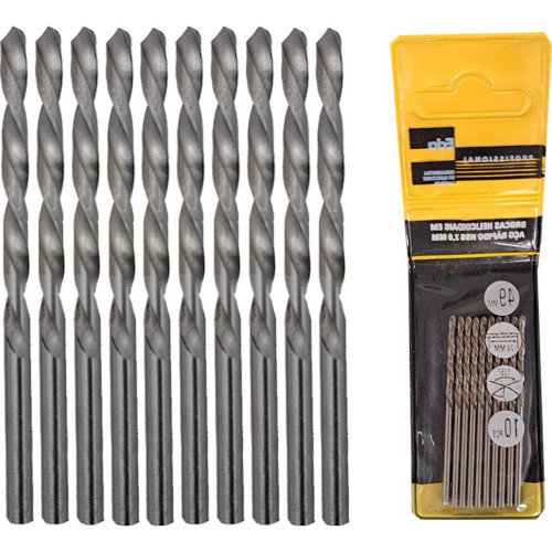 Broca Aco Rapido Eda 2,0Mm - 0Bq - Kit C/10 Pecas Broca Aco Rapido Eda 2,0Mm - 0Bq - Kit C/10 Pecas