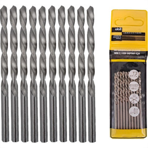 Broca Aco Rapido Eda 2,5Mm - 0Br - Kit C/10 Pecas