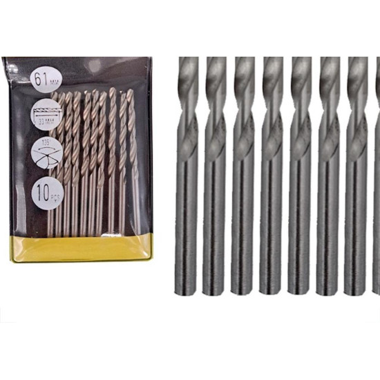 Broca Aco Rapido Eda 3,0Mm - 0Bs - Kit C/10 Pecas Broca Aco Rapido Eda 3,0Mm - 0Bs - Kit C/10 Pecas