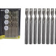 Broca Aco Rapido Eda 3,5Mm - 0Bt - Kit C/10 Pecas Broca Aco Rapido Eda 3,5Mm - 0Bt - Kit C/10 Pecas