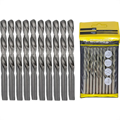 Broca Aco Rapido Eda 6,0Mm - 0By - Kit C/10 Pecas Broca Aco Rapido Eda 6,0Mm - 0By - Kit C/10 Pecas