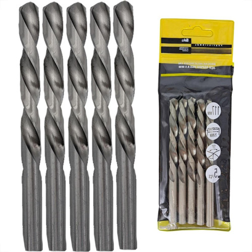 Broca Aco Rapido Eda 8,5Mm - 0Cd - Kit C/5 Pecas Broca Aco Rapido Eda 8,5Mm - 0Cd - Kit C/5 Pecas