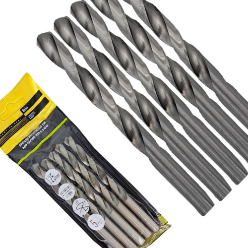 Broca Aco Rapido Eda 9,5Mm - 0Cf - Kit C/5 Pecas Broca Aco Rapido Eda 9,5Mm - 0Cf - Kit C/5 Pecas