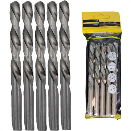Broca Aco Rapido Eda 10,5Mm - 0Ch - Kit C/5 Pecas Broca Aco Rapido Eda 10,5Mm - 0Ch - Kit C/5 Pecas