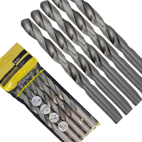 Broca Aco Rapido Eda 13,0Mm - 0Cm - Kit C/5 Pecas Broca Aco Rapido Eda 13,0Mm - 0Cm - Kit C/5 Pecas