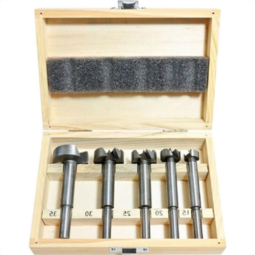 Fresa Para Tupia Eda Forstner 10Mm A 35Mm Com 5 Pecas - 0Aw Fresa Para Tupia Eda Forstner 10Mm A 35Mm Com 5 Pecas - 0Aw