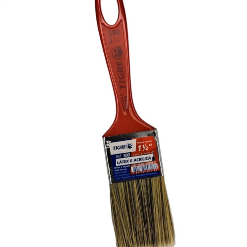 Pincel Trincha Pintura Tigre Ref.500 1.1/2'' - Kit C/12 Pecas Pincel Trincha Pintura Tigre Ref.500 1.1/2'' - Kit C/12 Pecas
