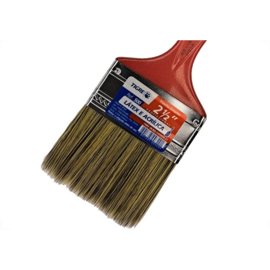 Pincel Trincha Pintura Tigre Ref.500 2.1/2'' - Kit C/12 Pecas Pincel Trincha Pintura Tigre Ref.500 2.1/2'' - Kit C/12 Pecas