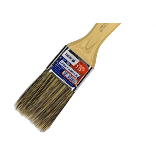 Pincel Trincha Pintura Tigre Ref.573 1.1/2'' Dupla - Kit C/12 Pecas Pincel Trincha Pintura Tigre Ref.573 1.1/2'' Dupla - Kit C/12 Pecas