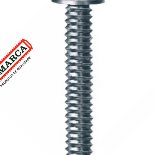 Parafuso Rosca Maquina Redonda Fenda Jomarca 1/4 X 7/8'' - Kit C/2 Cartelas Parafuso Rosca Maquina Redonda Fenda Jomarca 1/4 X 7/8'' - Kit C/2 Cartelas