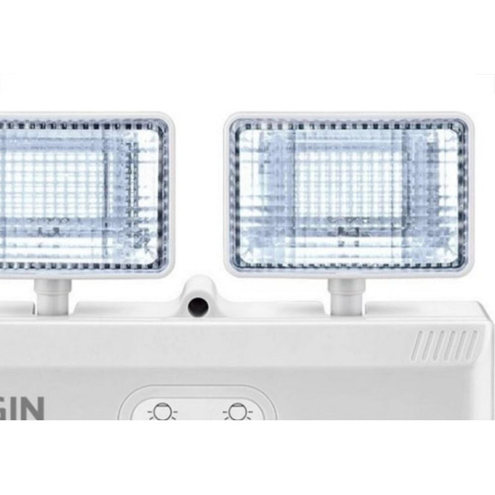 Luminaria De Emergencia Elgin Com Blocos De Led Autonomos 1200Lm Bivolt Luminaria De Emergencia Elgin Com Blocos De Led Autonomos 1200Lm Bivolt