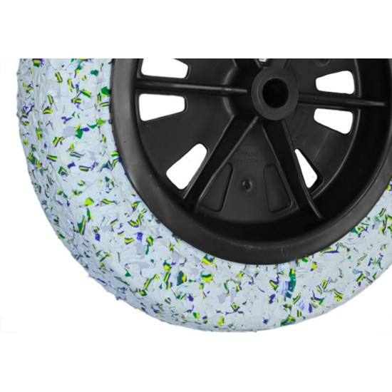 Roda Pneu Macico Force 3,25X8X 3/4'' - Eixo 19Mm - 109 Roda Pneu Macico Force 3,25X8X 3/4'' - Eixo 19Mm - 109