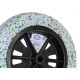 Roda Pneu Macico Force 3,25X8X 3/4'' - Eixo 19Mm - 109 Roda Pneu Macico Force 3,25X8X 3/4'' - Eixo 19Mm - 109
