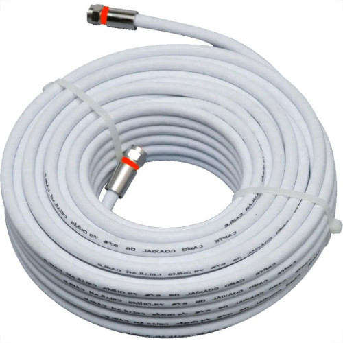 Fio Antena Coaxial Celular Casa Tuiuti 67% Rg-06 - 20M Fio Antena Coaxial Celular Casa Tuiuti 67% Rg-06 - 20M