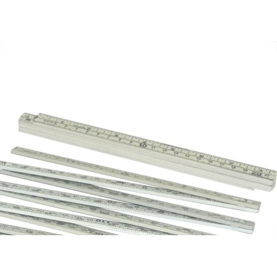 Metro Plastico Llinan Simples Branco - Kit C/12 Pecas Metro Plastico Llinan Simples Branco - Kit C/12 Pecas