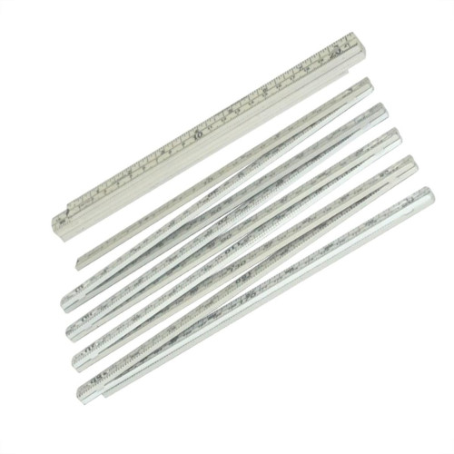 Metro Plastico Llinan Duplo Branco - Kit C/12 Pecas Metro Plastico Llinan Duplo Branco - Kit C/12 Pecas