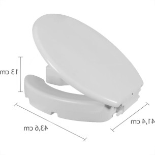 Assento Sanitario Astra Com Acessibilidade Elevado 13,0Cm Com Tampa