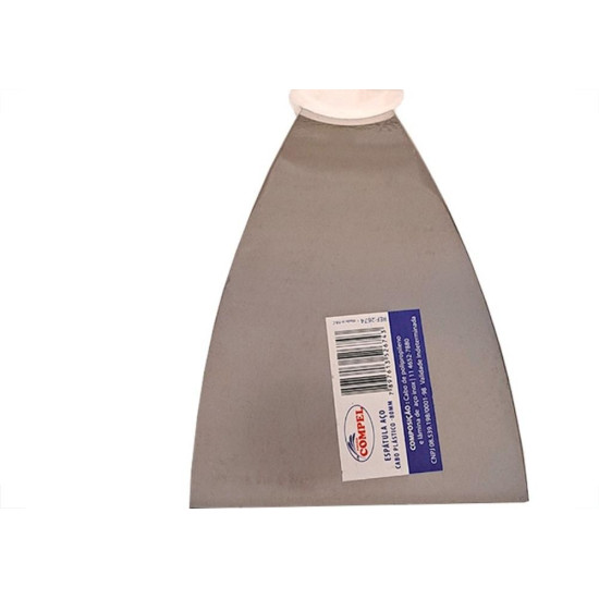 Espatula Compel Aco Inox Cabo Plastico 80Mm - Kit C/6 Pecas Espatula Compel Aco Inox Cabo Plastico 80Mm - Kit C/6 Pecas