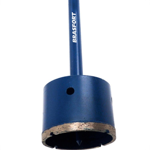 Serra Copo Diamantada Com Haste Brasfort 53Mm Serra Copo Diamantada Com Haste Brasfort 53Mm