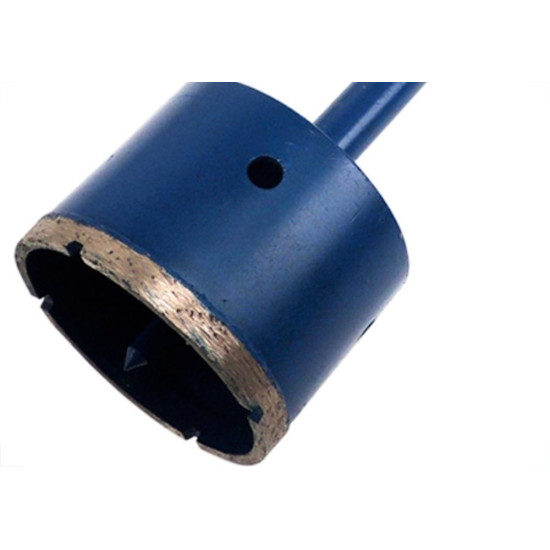 Serra Copo Diamantada Com Haste Brasfort 53Mm Serra Copo Diamantada Com Haste Brasfort 53Mm
