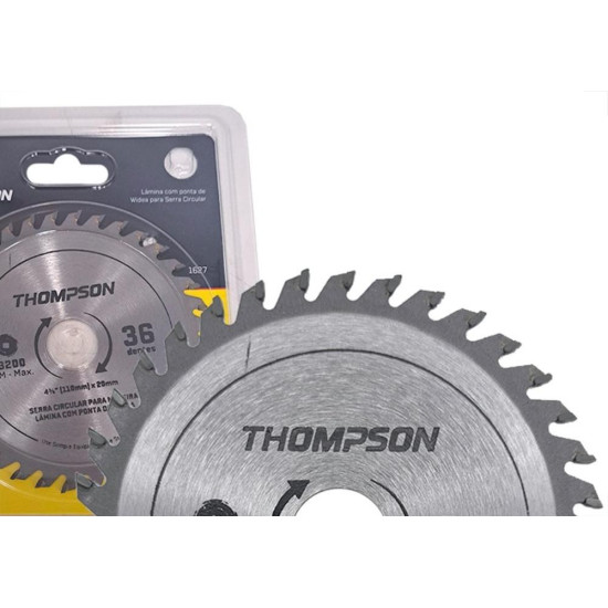 Serra Circular Widea Thompson 4.3/8''X 36 Dentes X 20Mm Serra Circular Widea Thompson 4.3/8''X 36 Dentes X 20Mm