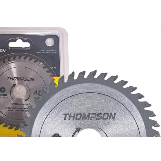 Serra Circular Widea Thompson 4.3/8''X 40 Dentes X 20Mm Serra Circular Widea Thompson 4.3/8''X 40 Dentes X 20Mm