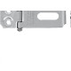 Porta Cadeado Zincado Silvana 2.1/2'' - Kit C/12 Pecas