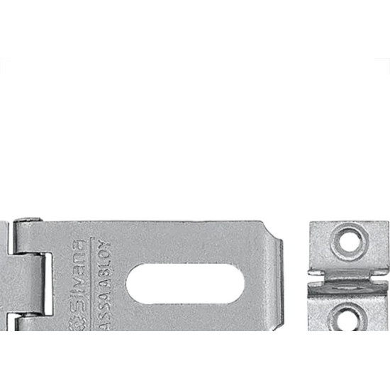 Porta Cadeado Zincado Silvana 3.1/2'' - Kit C/12 Pecas Porta Cadeado Zincado Silvana 3.1/2'' - Kit C/12 Pecas