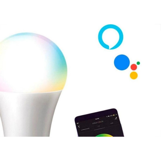 Lampada Led Bulbo Elgin Wifi Smart Color A60 - 10W. Lampada Led Bulbo Elgin Wifi Smart Color A60 - 10W.