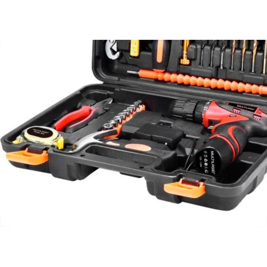 Parafusadeira Multilaser Bateria 12V. Bivolt Maleta Com 41 Acessorios - Ho073 Parafusadeira Multilaser Bateria 12V. Bivolt Maleta Com 41 Acessorios - Ho073