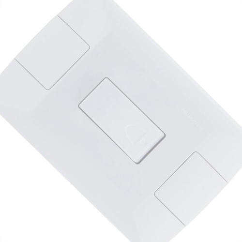 Conjunto Tramontina Com Placa Aria 1 Campainha - 57241007 Conjunto Tramontina Com Placa Aria 1 Campainha - 57241007