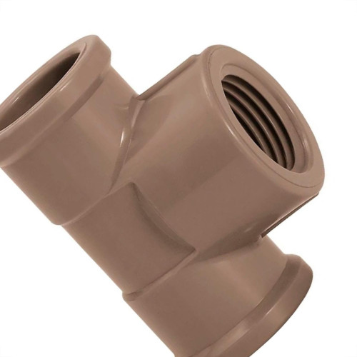 Te Soldavel Com Rosca Amanco 25X3/4''Lr Te Soldavel Com Rosca Amanco 25X3/4''Lr