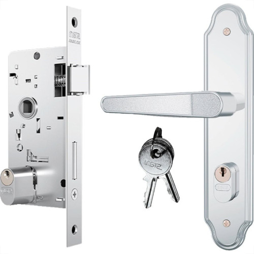 Fechadura Stam Externa Inox Alavanca - 803/03 Fechadura Stam Externa Inox Alavanca - 803/03