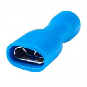 Terminal Penzel Femea Totalmente Isolado Nylon 1,5 A 2,5Mm - Azul