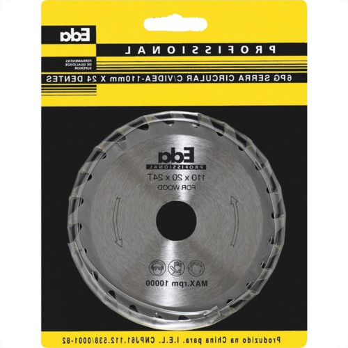 Serra Circular Widea Eda 4.3/8X24 Dentes X20Mm - 6Pg Serra Circular Widea Eda 4.3/8X24 Dentes X20Mm - 6Pg