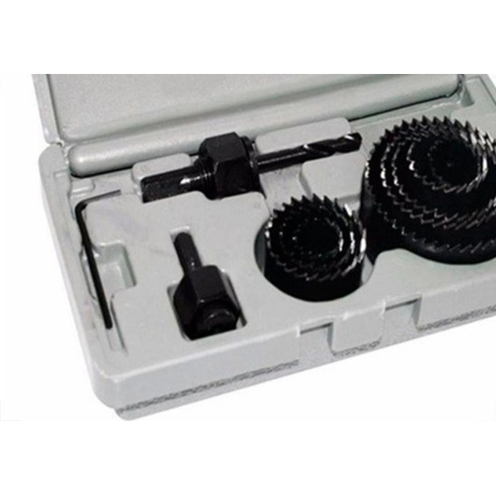 Serra Copo Jogo Mtx Para Madeira 19Mm A 64Mm Com 8 Pecas + 3 Acessorios Serra Copo Jogo Mtx Para Madeira 19Mm A 64Mm Com 8 Pecas + 3 Acessorios