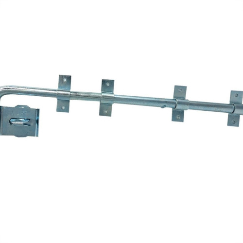 Ferrolho Redondo Para Portao Com Porta Cadeado Zincado Loth 30Cm - Kit C/6 Pecas Ferrolho Redondo Para Portao Com Porta Cadeado Zincado Loth 30Cm - Kit C/6 Pecas