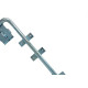 Ferrolho Redondo Para Portao Com Porta Cadeado Zincado Loth 30Cm - Kit C/6 Pecas Ferrolho Redondo Para Portao Com Porta Cadeado Zincado Loth 30Cm - Kit C/6 Pecas