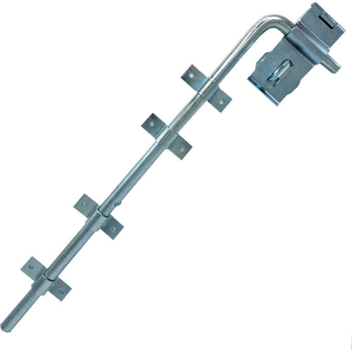 Ferrolho Redondo Para Portao Com Porta Cadeado Zincado Loth 40Cm - Kit C/6 Pecas Ferrolho Redondo Para Portao Com Porta Cadeado Zincado Loth 40Cm - Kit C/6 Pecas