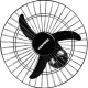 Ventilador Parede Ventisol 50Cm. 200W. Preto Bivolt Ventilador Parede Ventisol 50Cm. 200W. Preto Bivolt