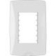Placa Conjunto Modular Mectronic Petra 4X2 - 2 Modulos - 82002 Placa Conjunto Modular Mectronic Petra 4X2 - 2 Modulos - 82002
