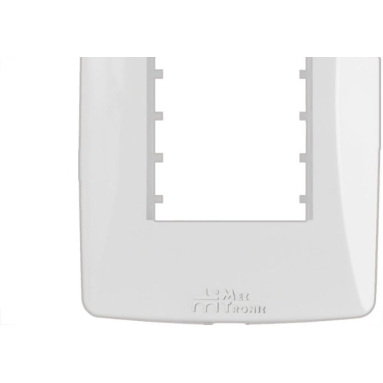 Placa Conjunto Modular Mectronic Petra 4X2 - 2 Modulos - 82002 Placa Conjunto Modular Mectronic Petra 4X2 - 2 Modulos - 82002