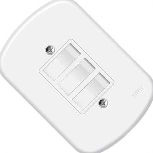 Conjunto Fame Blanc Com Placa 3 Paralelos 0657 Conjunto Fame Blanc Com Placa 3 Paralelos 0657