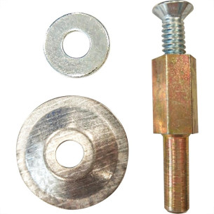 Adaptador Haste/Flange Para Disco Borracha 1/4