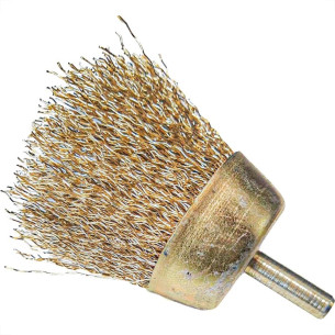 Escova De Aco Copo Mil Kits Aco Latonado 5'' X M25