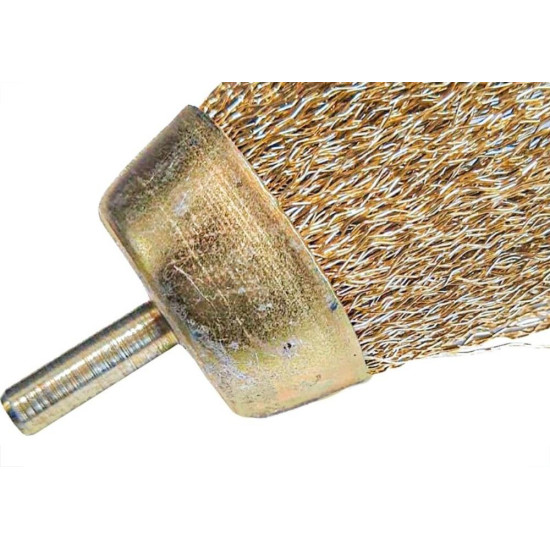 Escova De Aco Copo Mil Kits Aco Latonado 5'' X M25