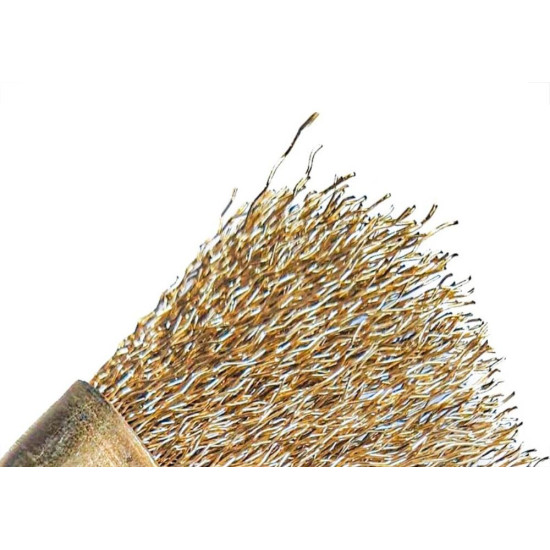 Escova De Aco Copo Mil Kits Aco Latonado 5'' X M25