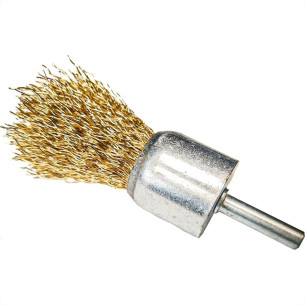 Escova De Aco Pincel Mil Kits Aco Latonado Para Furadeira 1'' X M28